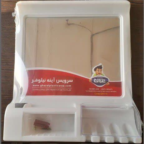 آینه سرویس بهداشتی غزال مدل نیلوفر