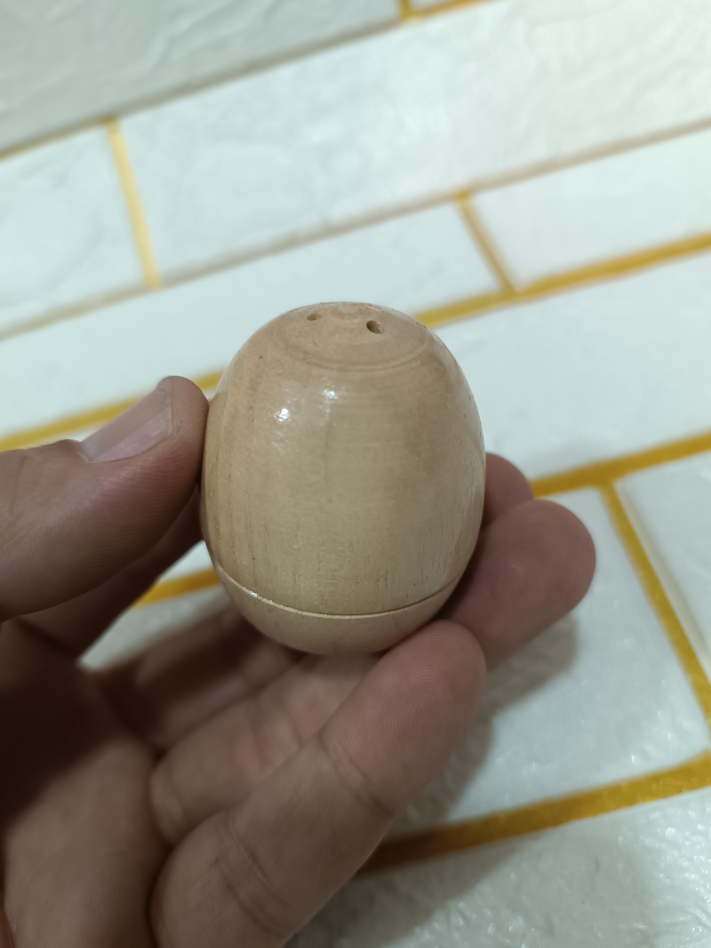 نمکدان چوبی کوچگ جفتی برند گردو