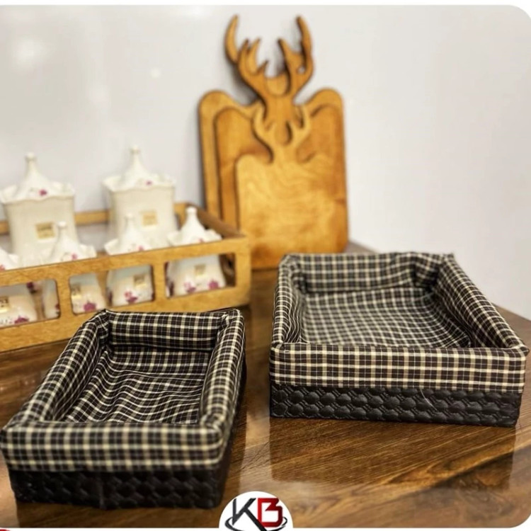 سبد نان و سبزی دوتکه