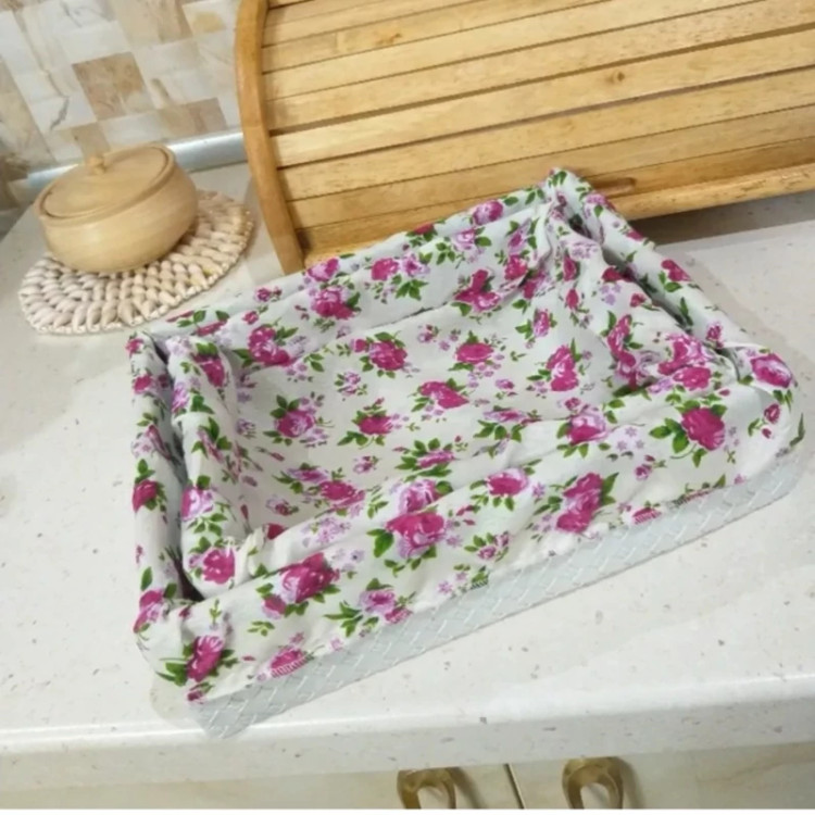 سبد نان و سبزی دوتکه